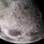 月球南极的图像，由NASA/JPL/USGS提供