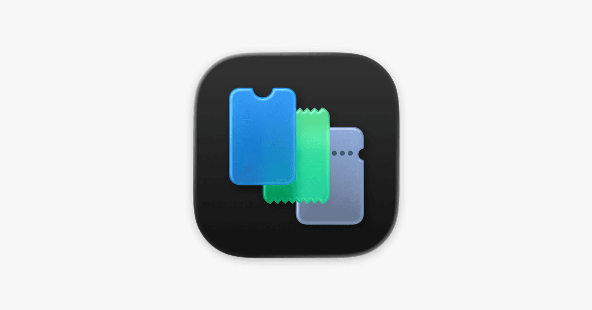 苹果 Pass Designer 界面截图,展示通行证模板和实时预览